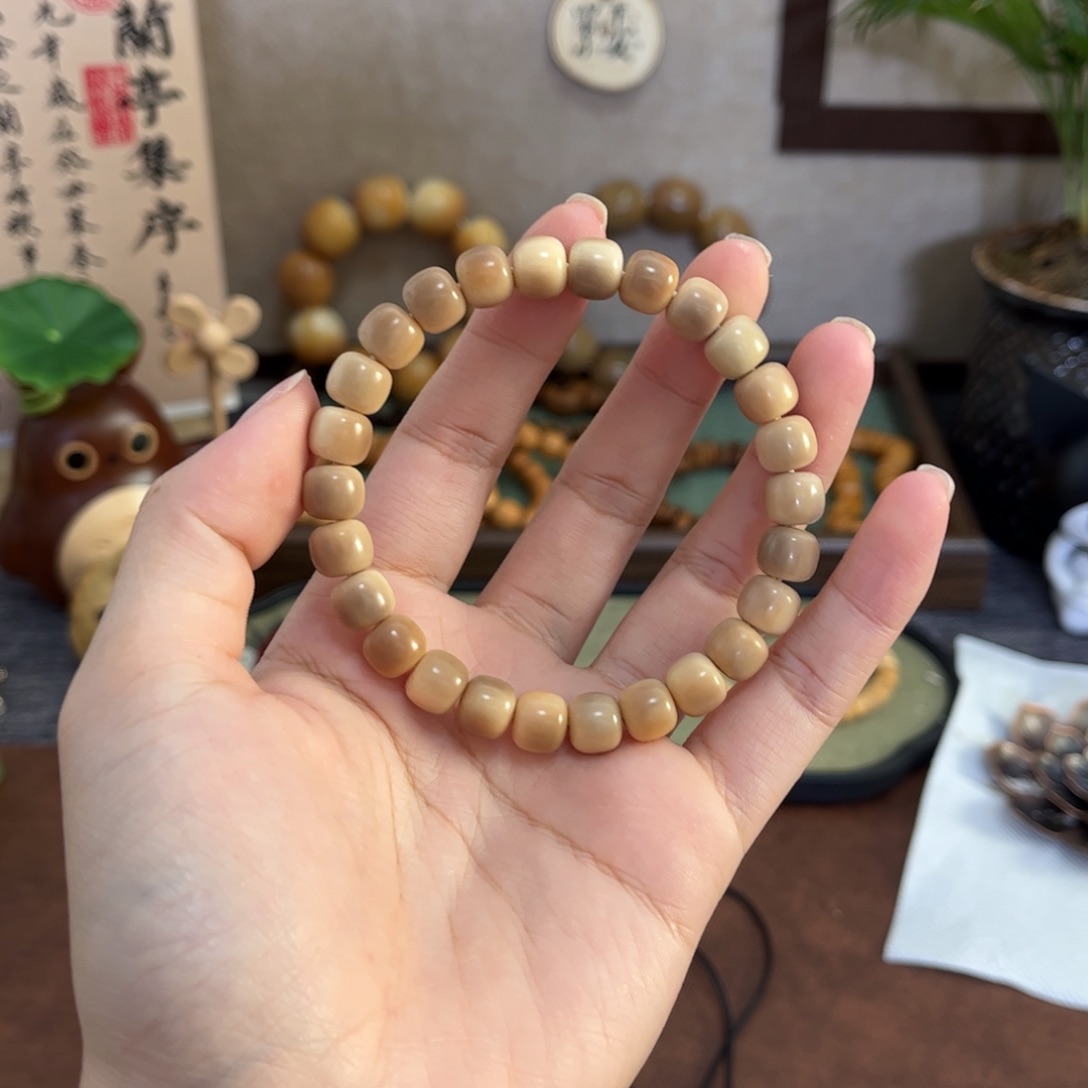 手串白玉菩提7✖️8甜藕