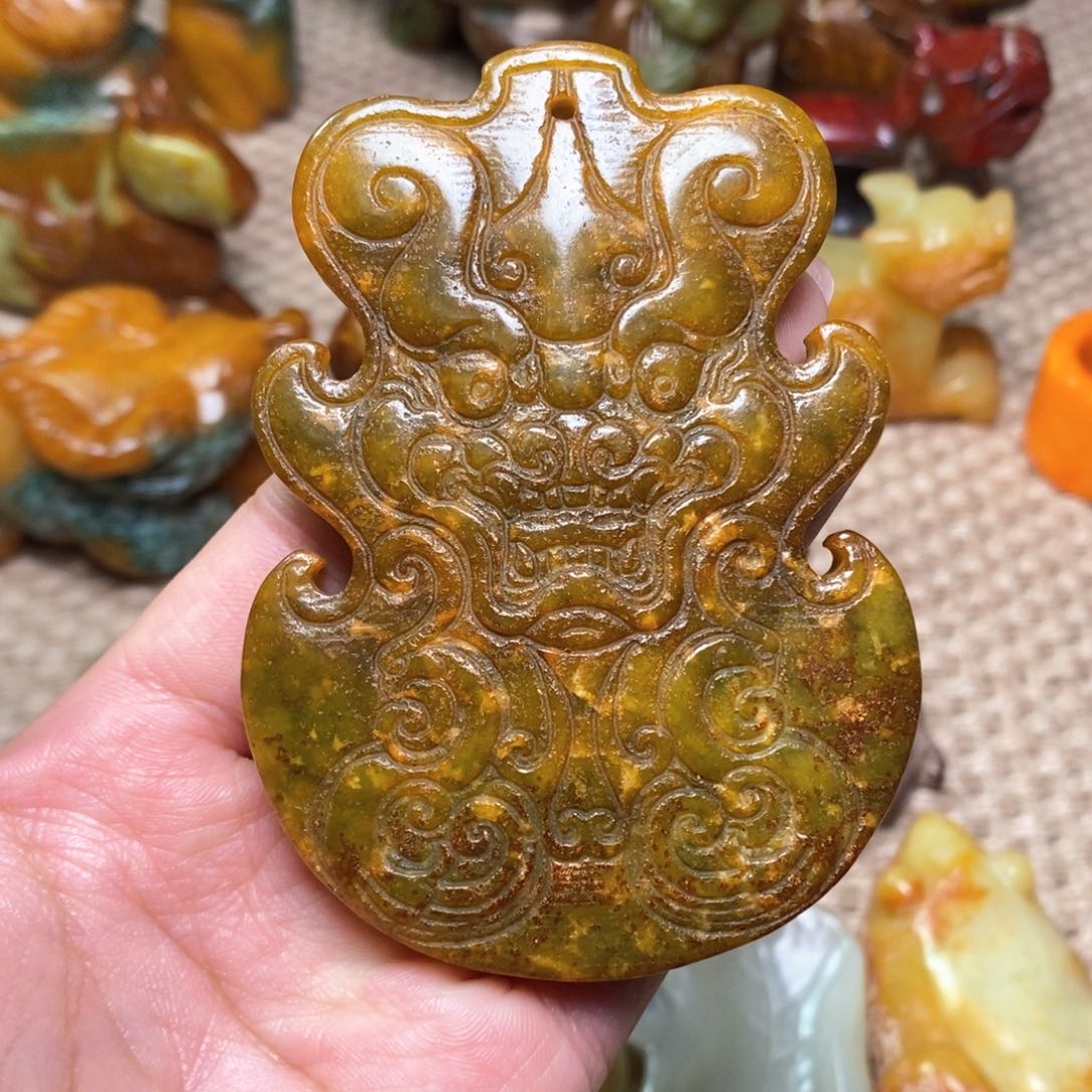 白玉菩提吊坠白玉菩提白玉菩提摆件