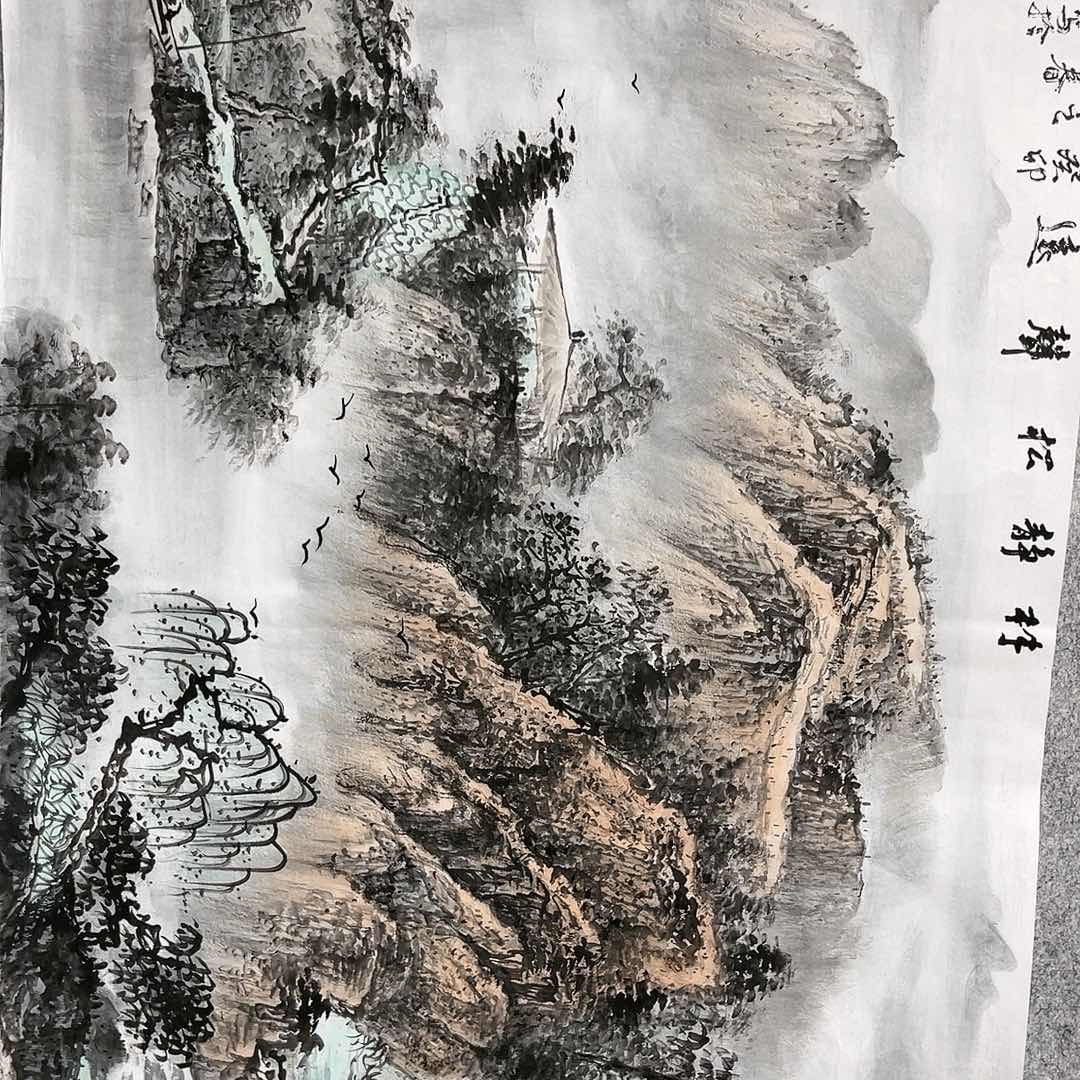 绘画任**能陈志明国画