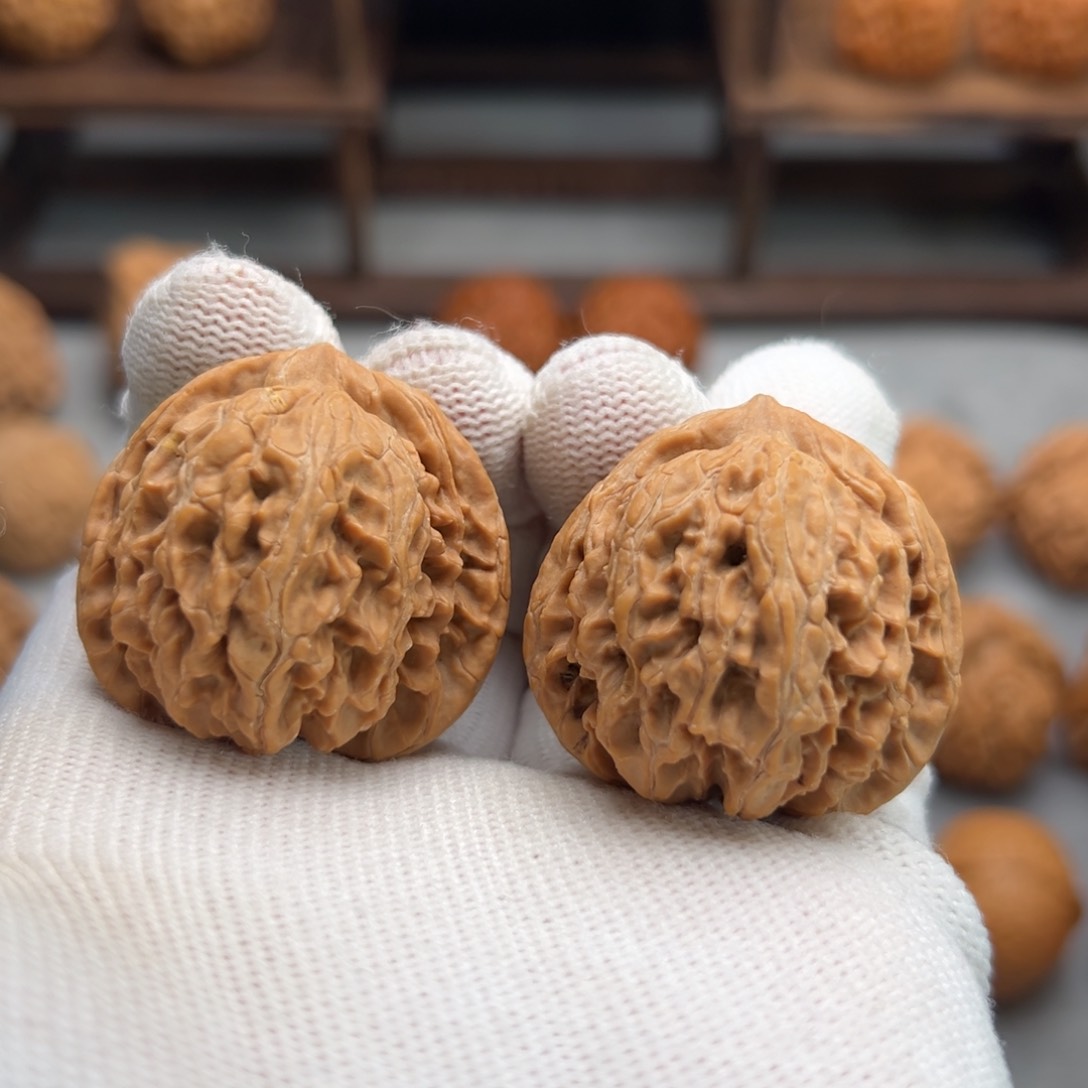 桃核把件贪***弓野生老树根36.34.34