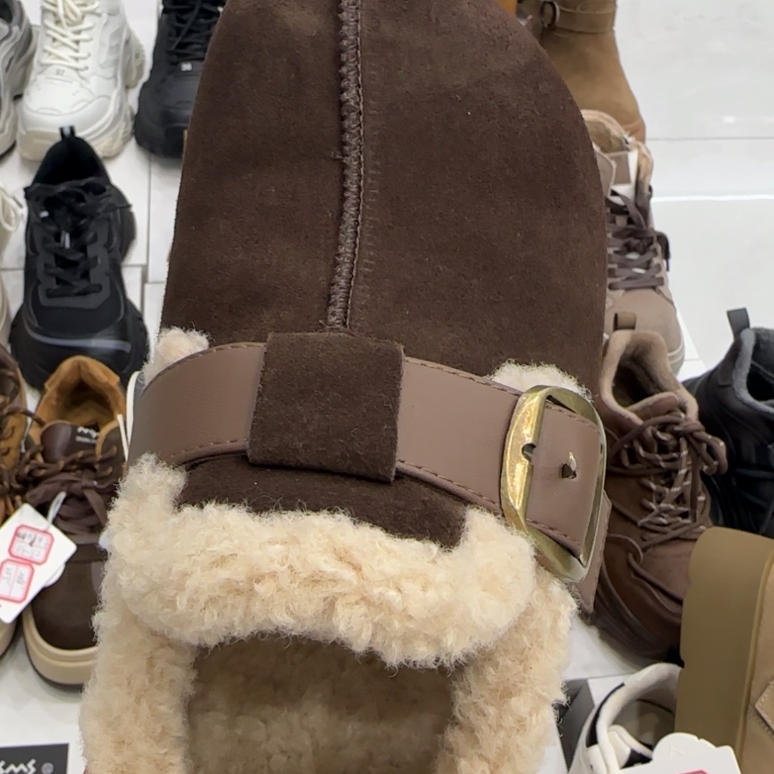 牛皮（革）玛莎玛索博肯鞋咖啡色39码