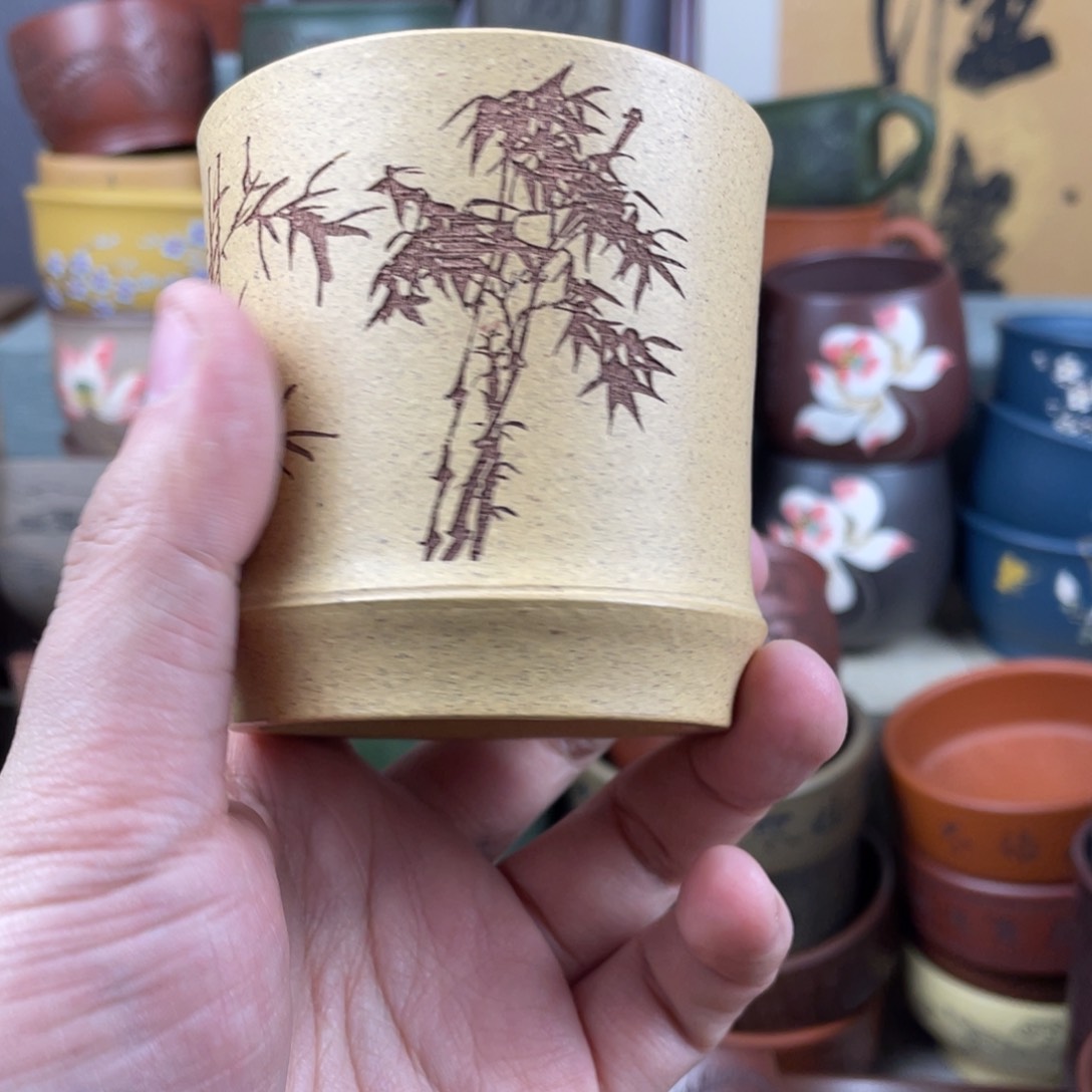 紫砂茶杯紫砂茶杯