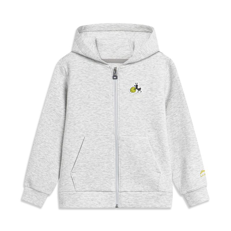 (直播）李宁卫衣男童春季运动时尚系列常规开衫连帽卫衣YWDU065