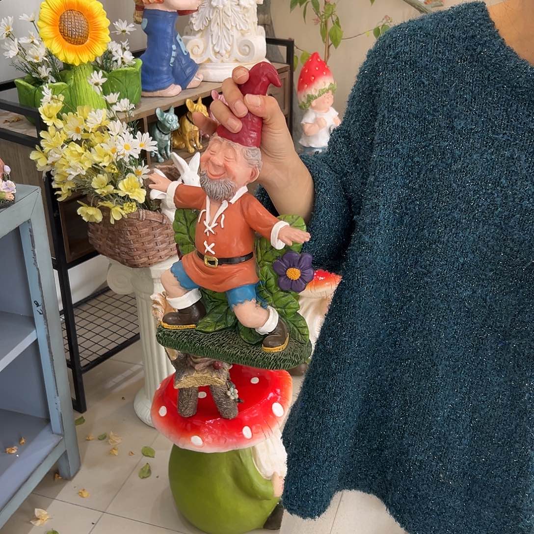 花园摆件红红火火