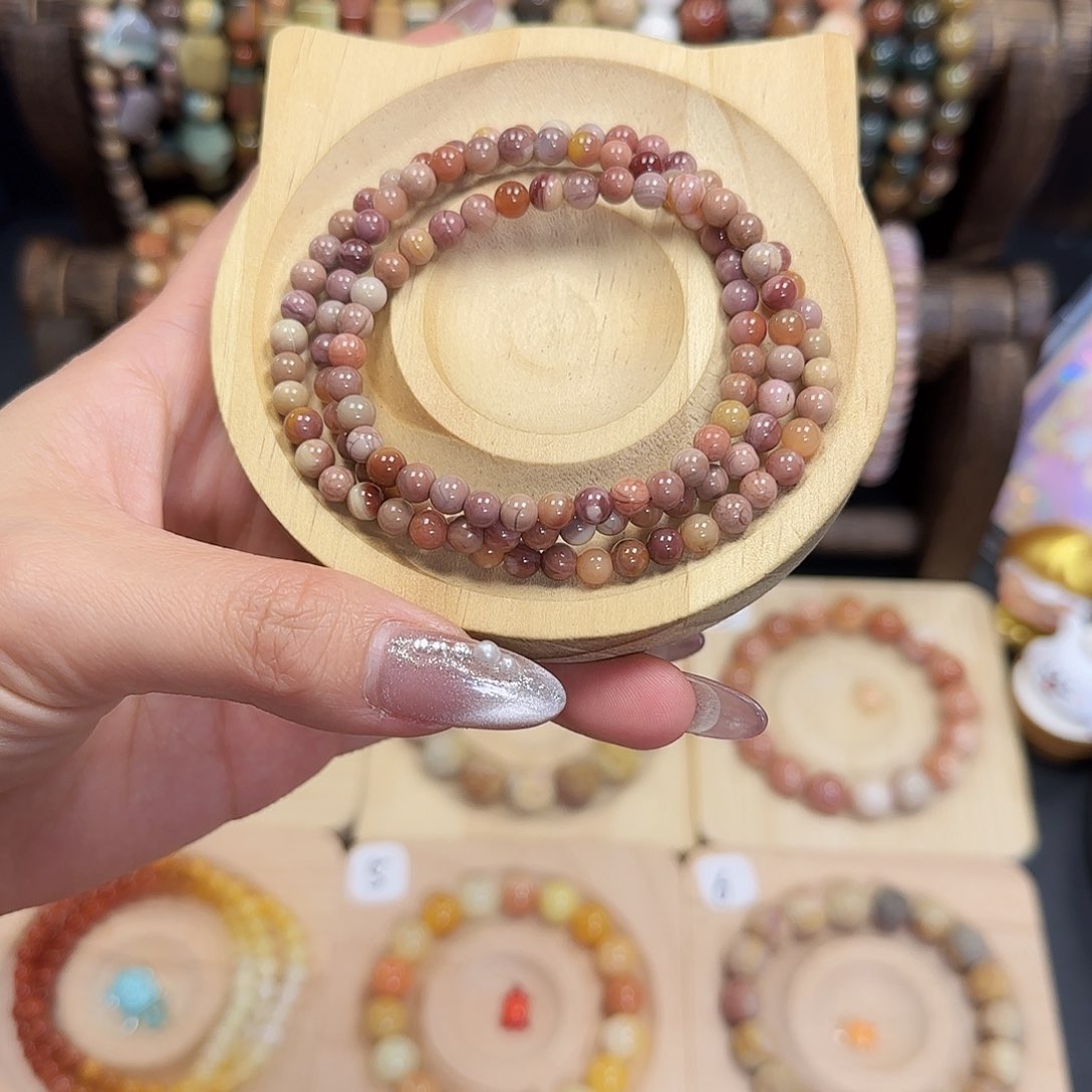 玛瑙/玉髓手串合金21