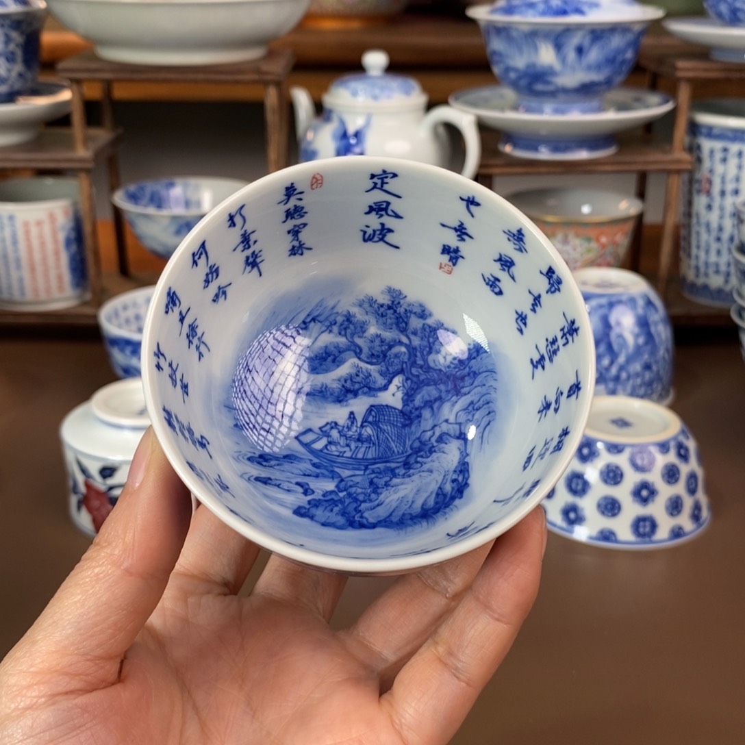 景德镇陶瓷手工手绘