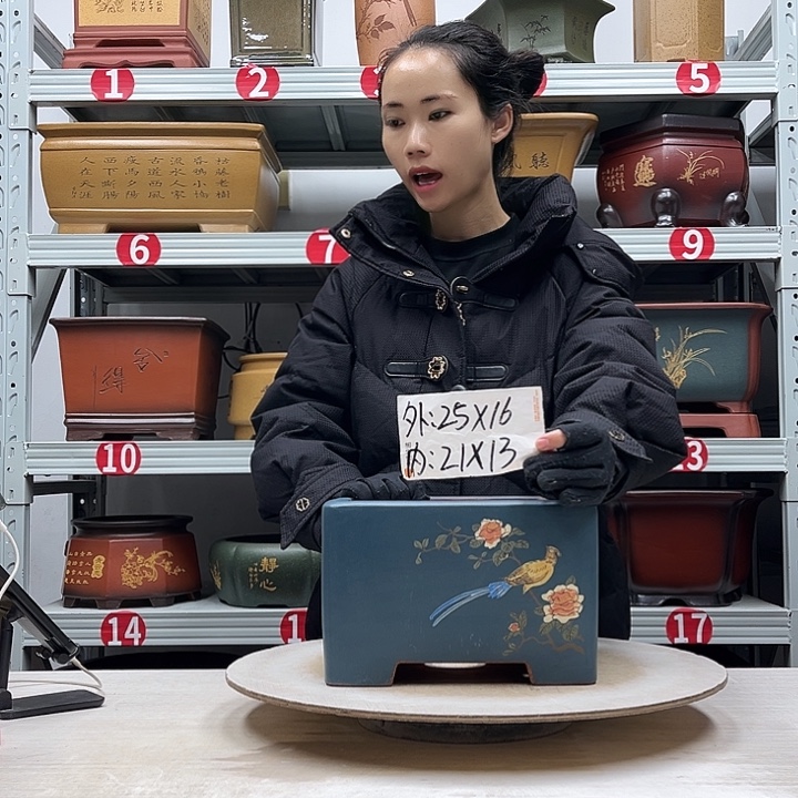 紫砂花盆紫砂花盆