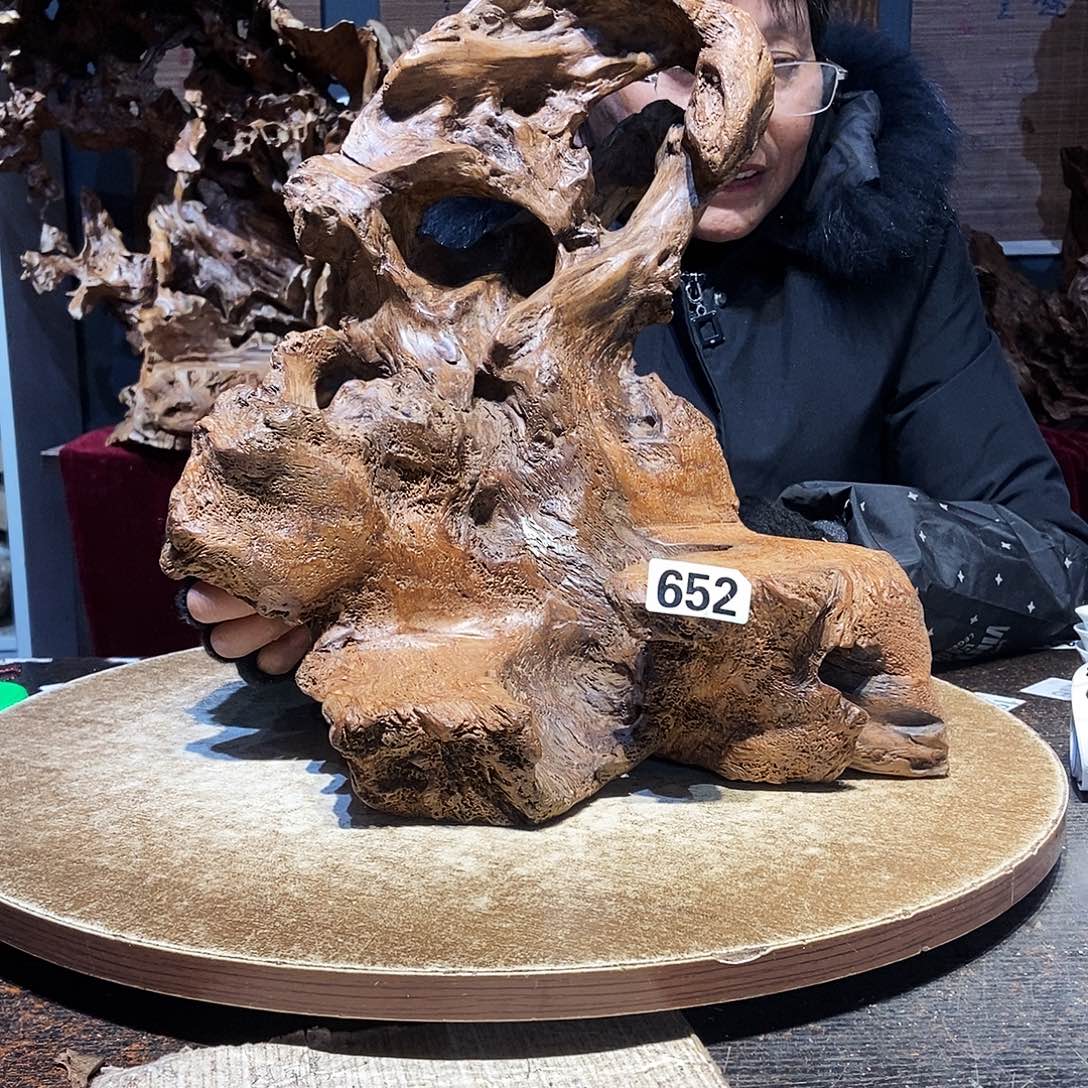 九***九652。株木随行根艺