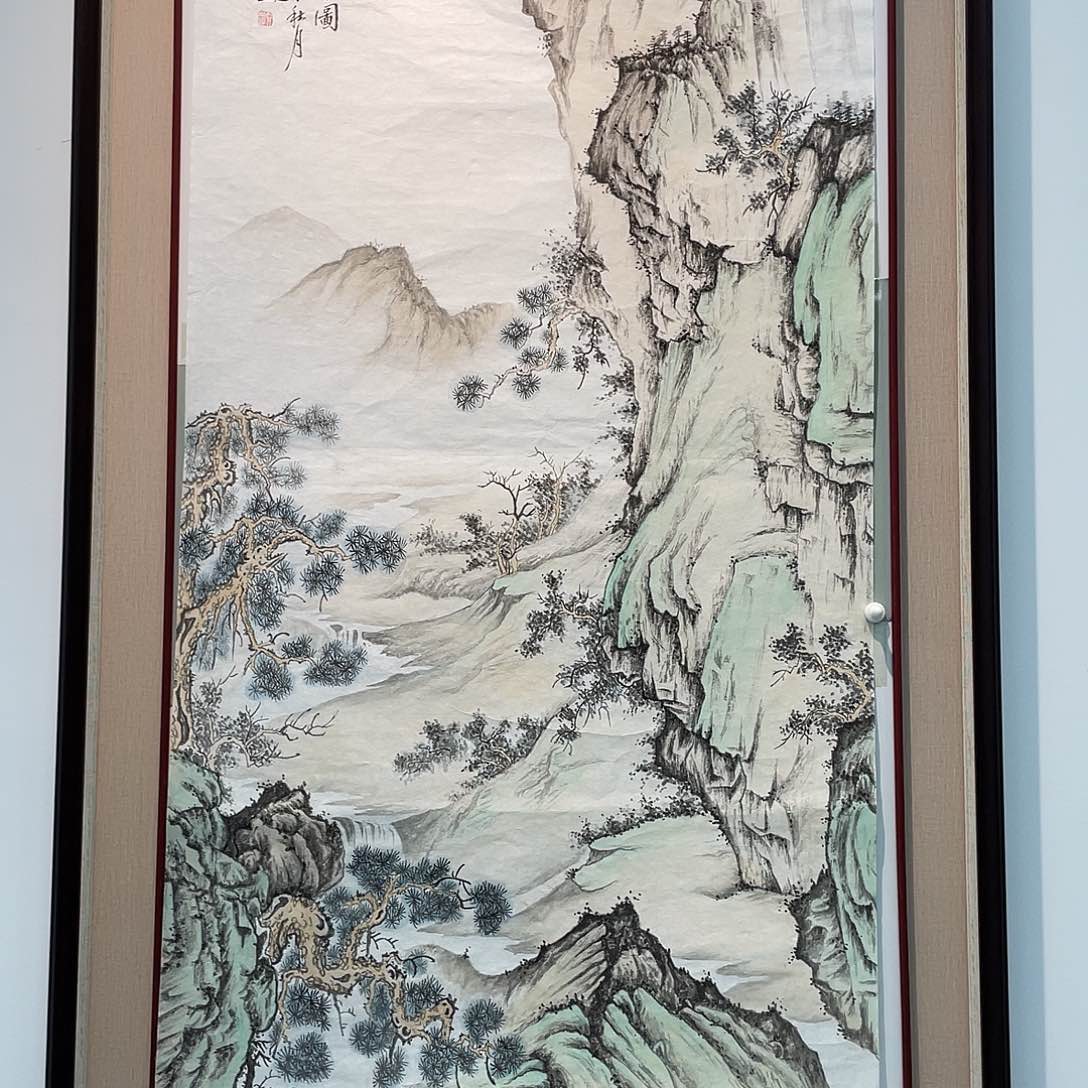 国画凌行志手绘作品