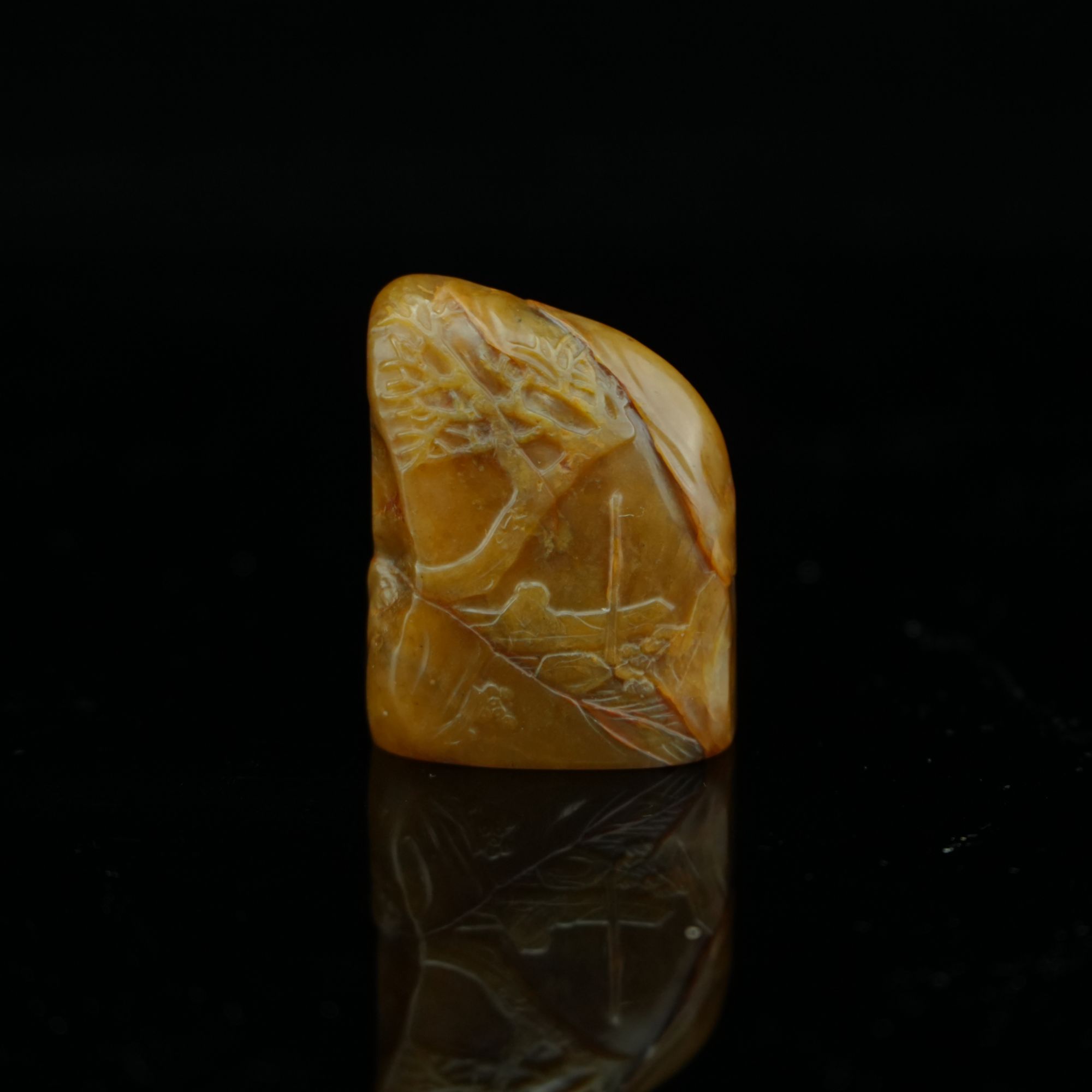 田黄丨 柳溪泛舟/盛和 SHCSW1001 30.5g