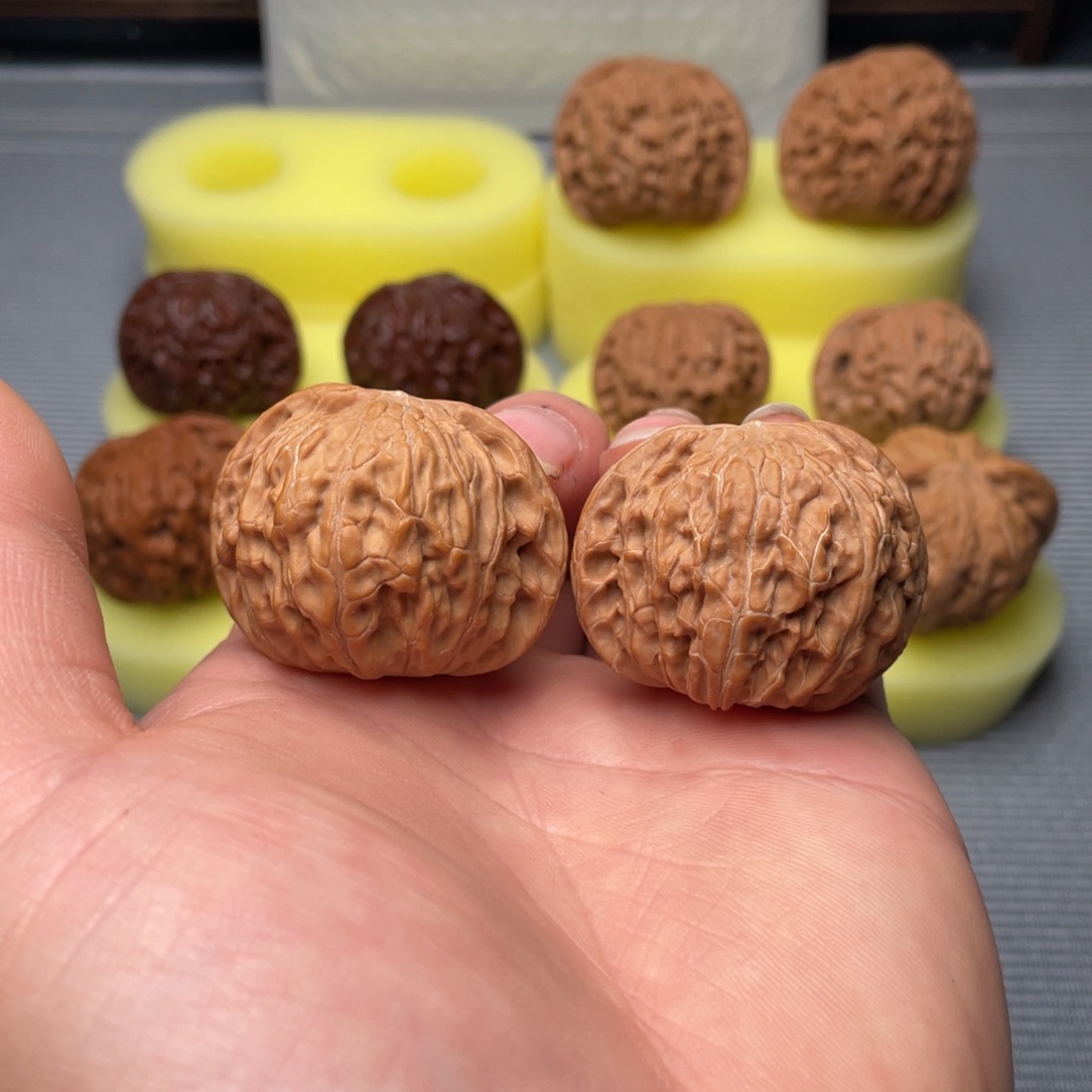 把件文玩核桃磨盘39编号068