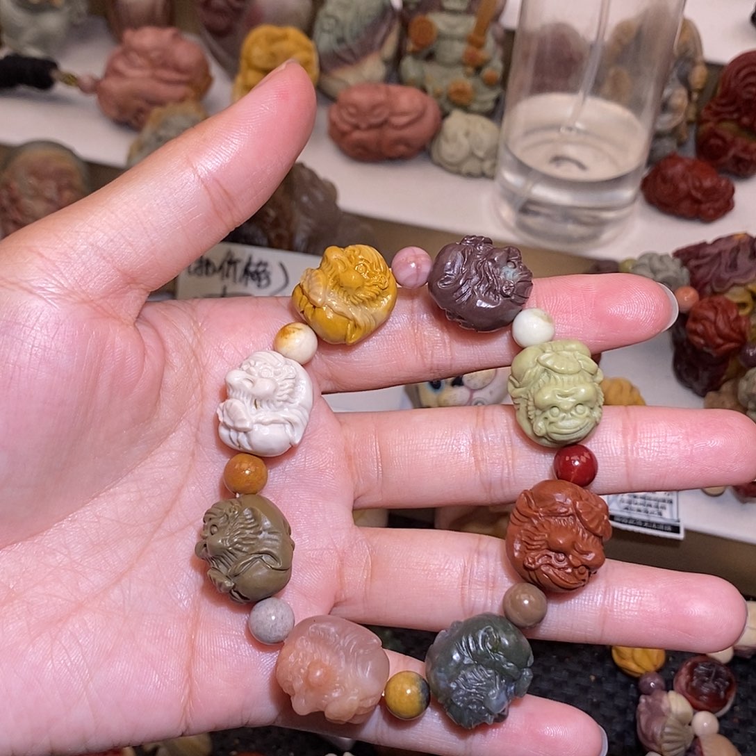 石英质玉（阿拉善玉）未镶嵌手链