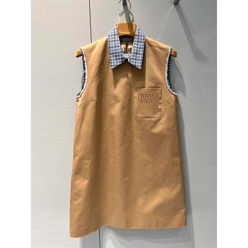 街头风欧货复古气质小众设计感无袖连衣裙女装2025夏季新款高级休