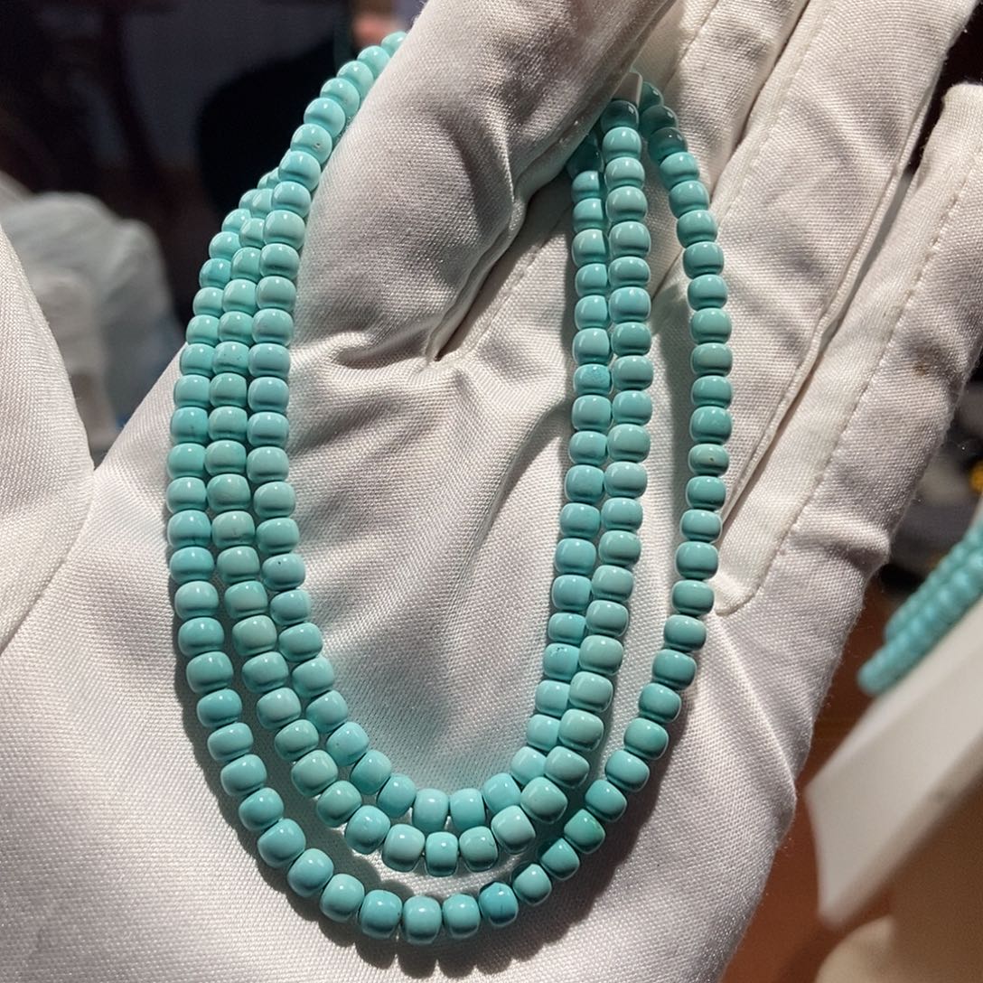 绿松石未镶嵌老型108卡4+