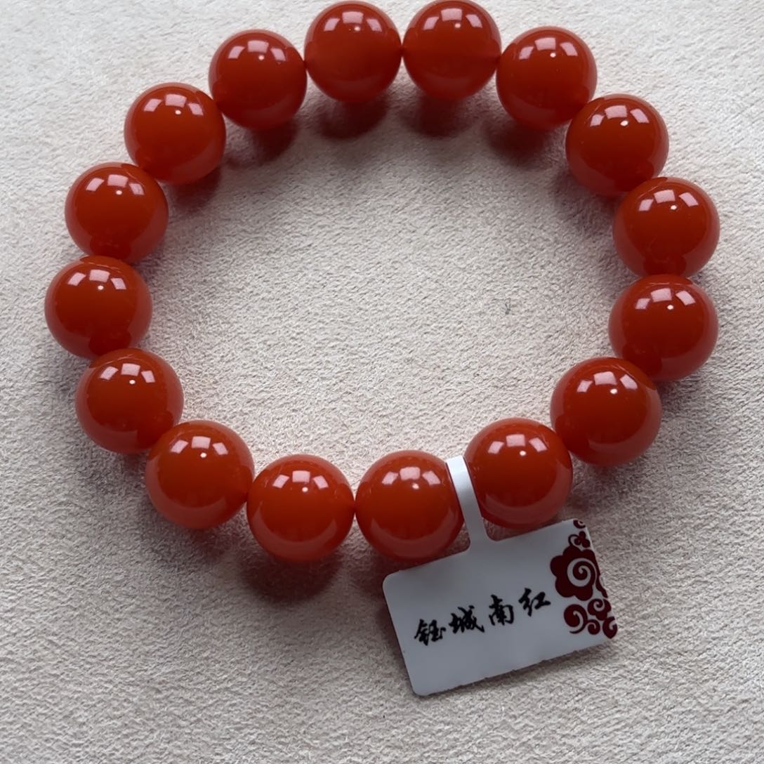 南红玛瑙13➕手串未镶嵌哈*弓