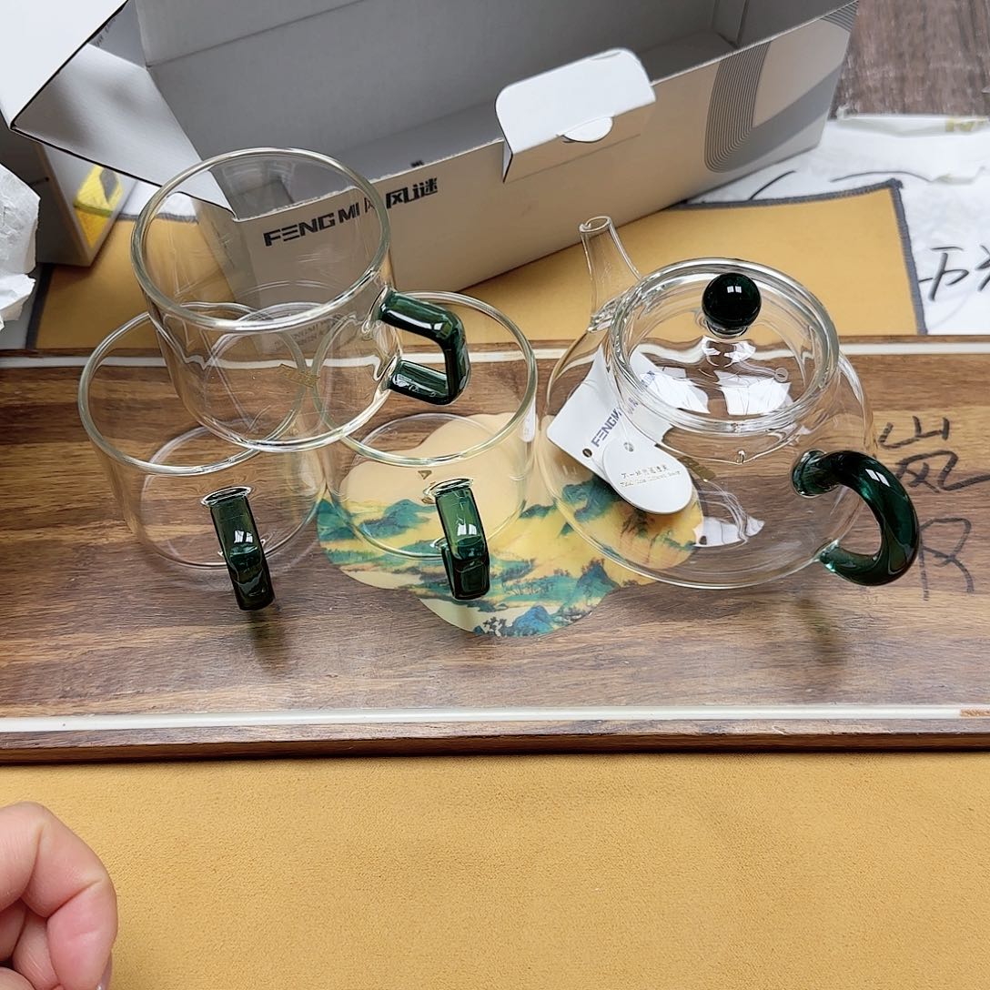 其他喜乐壶墨绿色+臻悦杯墨绿色