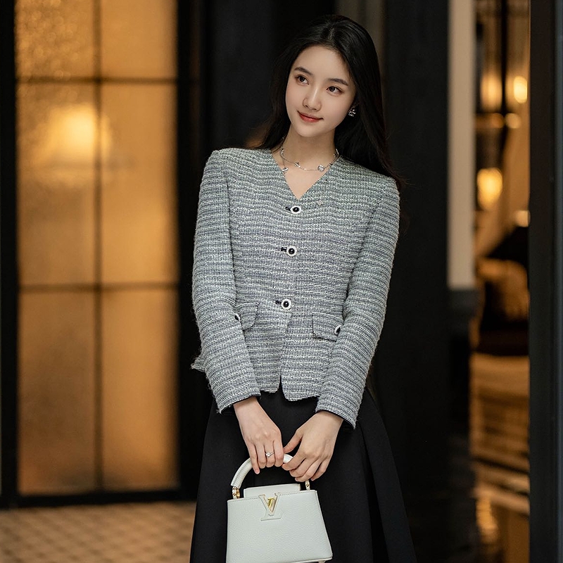 2025年新款设计感小香风百搭短外套气质收腰显瘦-MOGA01WJK007B11