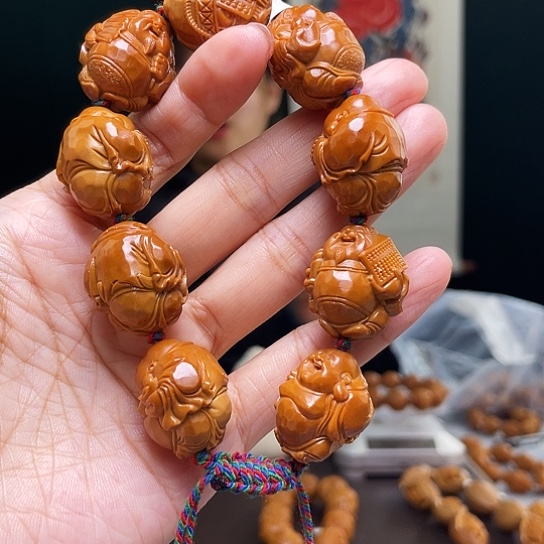 橄榄核手串/手链猴*橄榄核