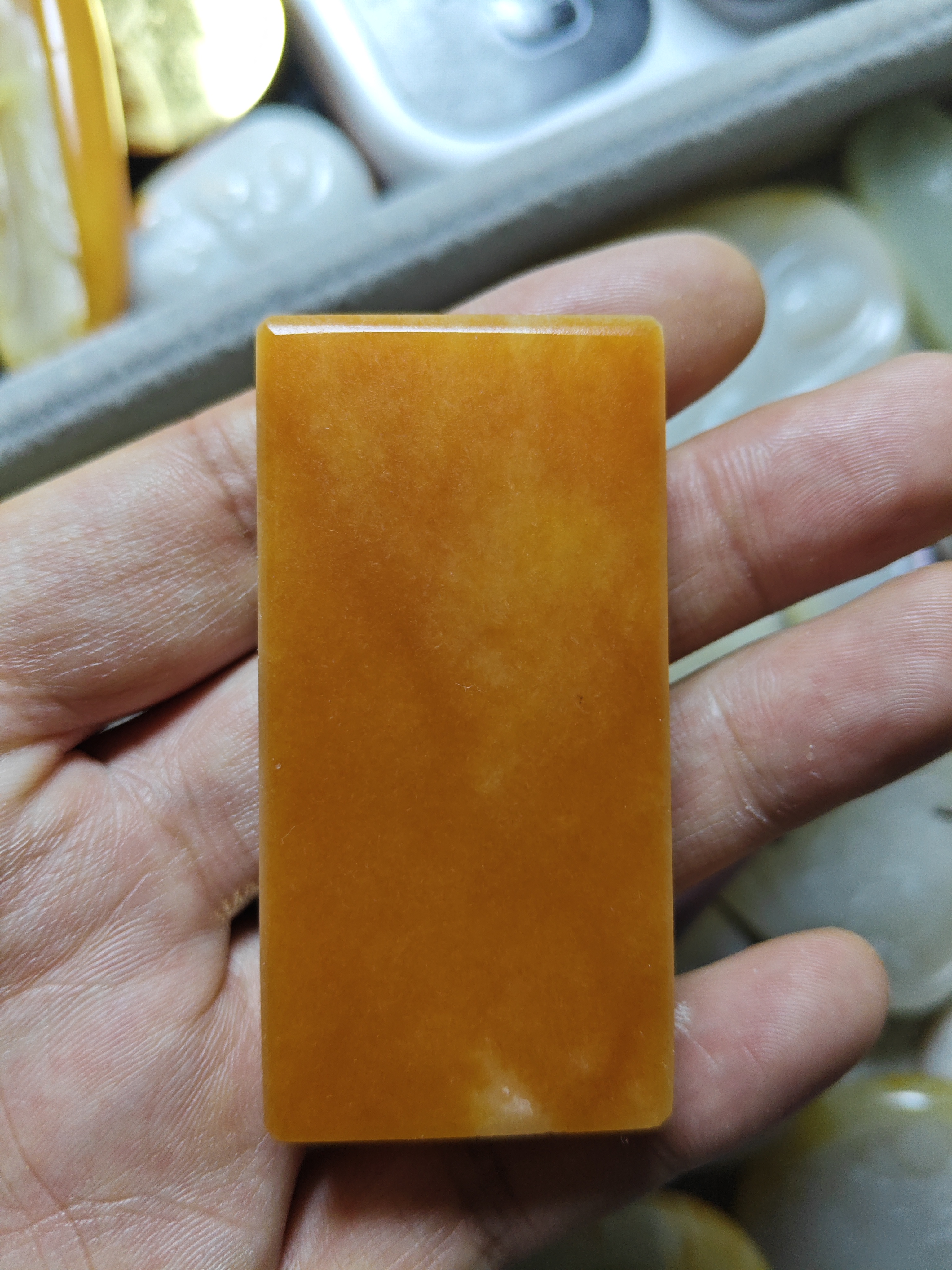 和田玉精品挂件平安无事牌