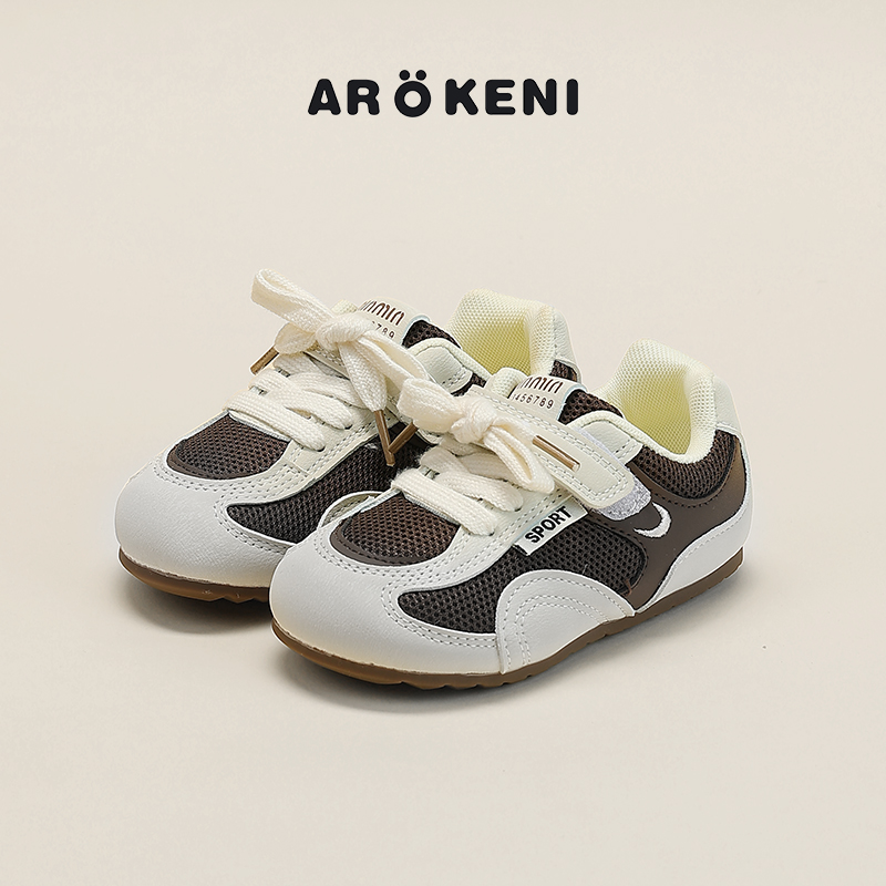 AROKENI/安路克妮儿童德训鞋芒果鞋春秋婴儿网面透气运动鞋软底