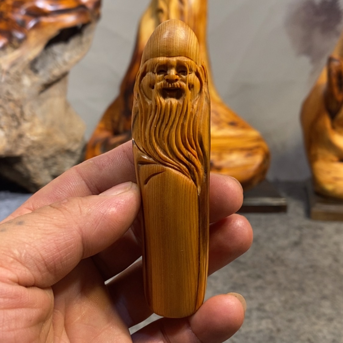 【闪购商品】柏木（崖柏）木雕工艺品摆件家居厂家直销