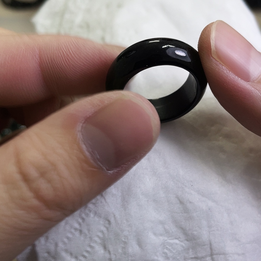 翡翠未镶嵌颈饰翡翠圈口都有