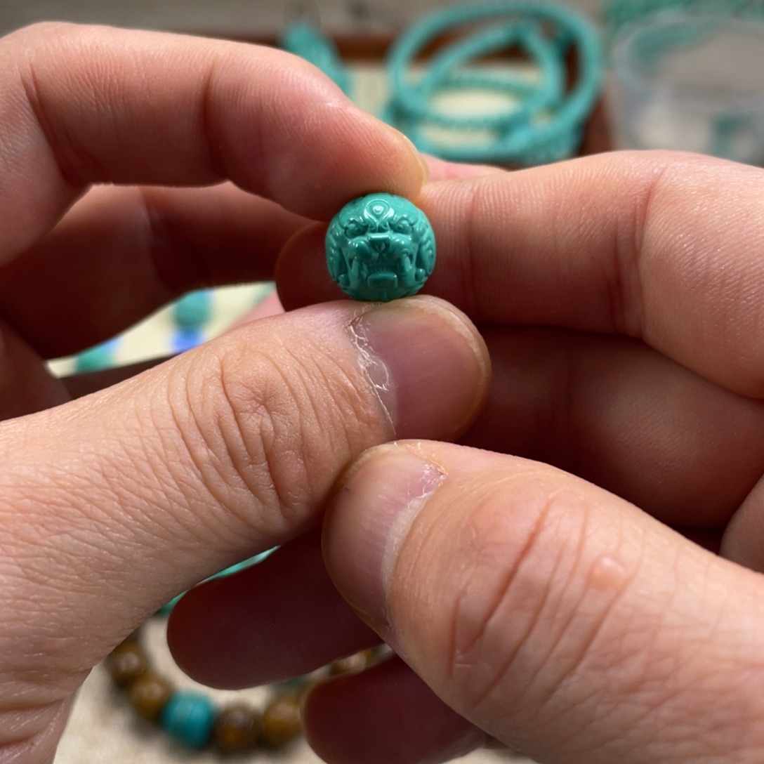 原生态湖北矿小配饰，直径11