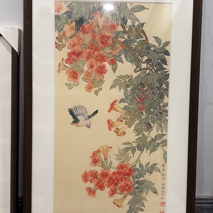 国画蝈**锅井亚红老师花鸟画作品