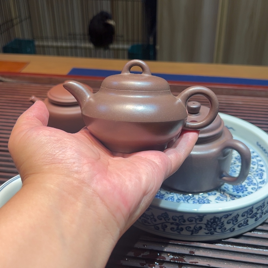茶杯紫砂全手工天青壶友回血