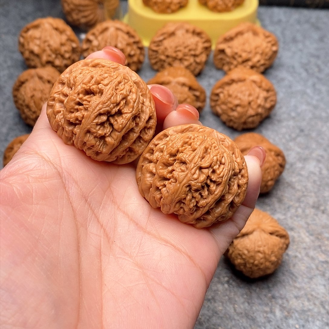 文玩核桃把件精品大粗筋40.8全品