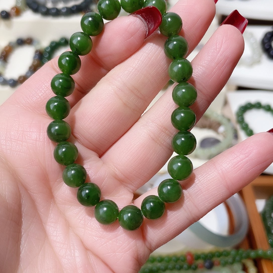 和田玉手串未镶嵌