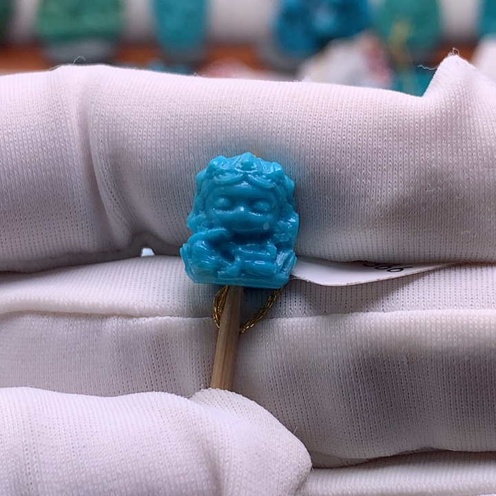 绿松石未镶嵌珠宝奇石卡10