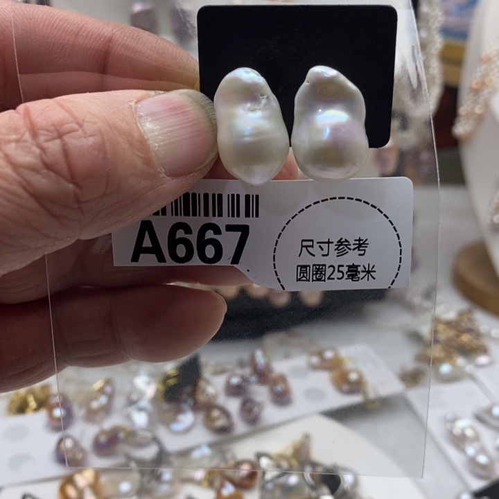 淡水珍珠合金颈饰667