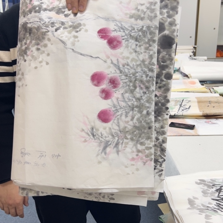 国画纯手绘字画宣纸