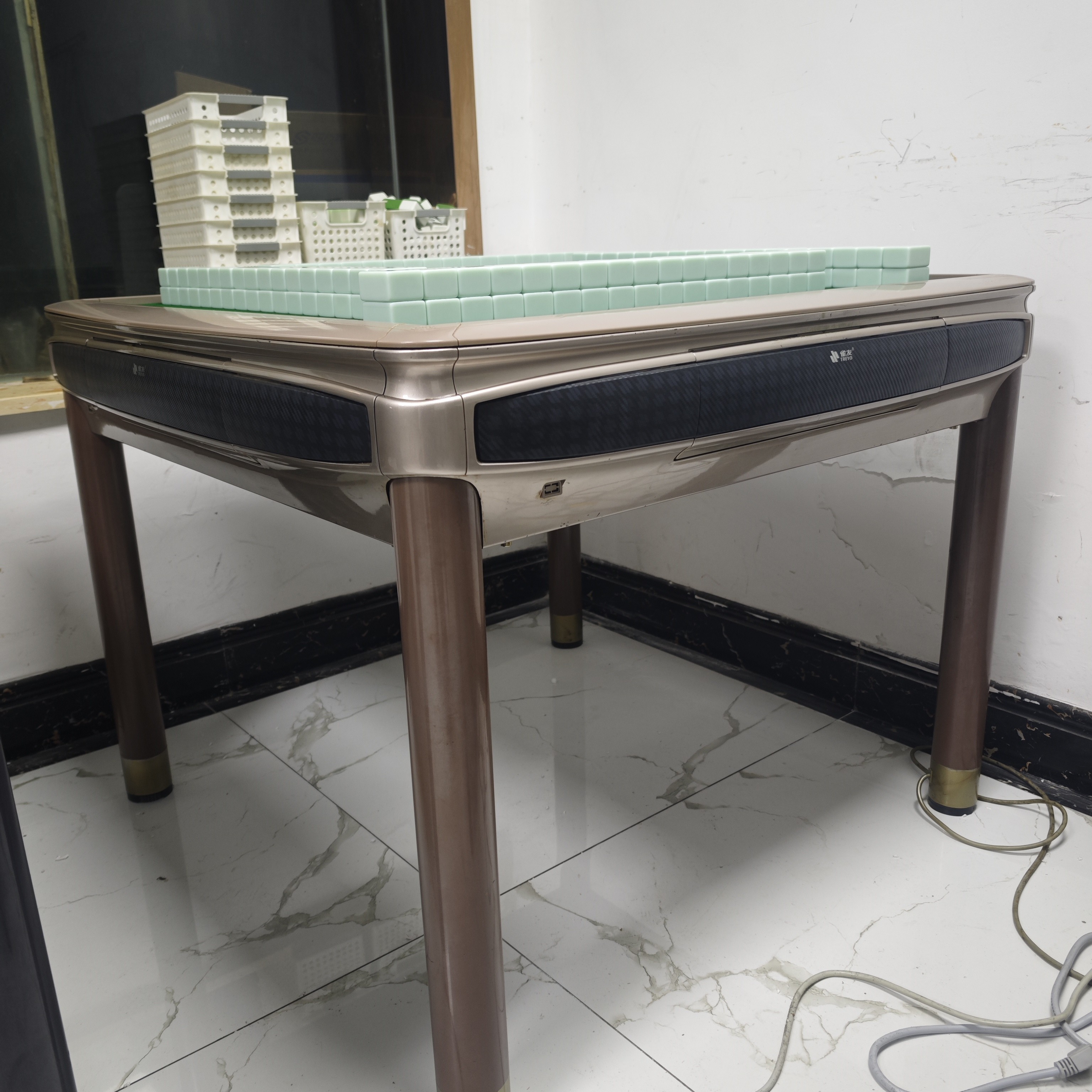 50--- S200餐桌两用家用四口机低音麻将桌