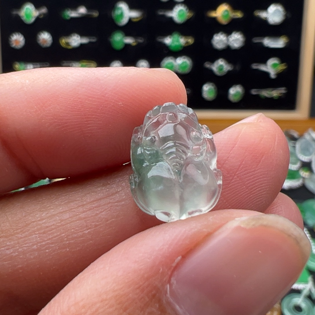 翡翠未镶嵌颈饰貔貅