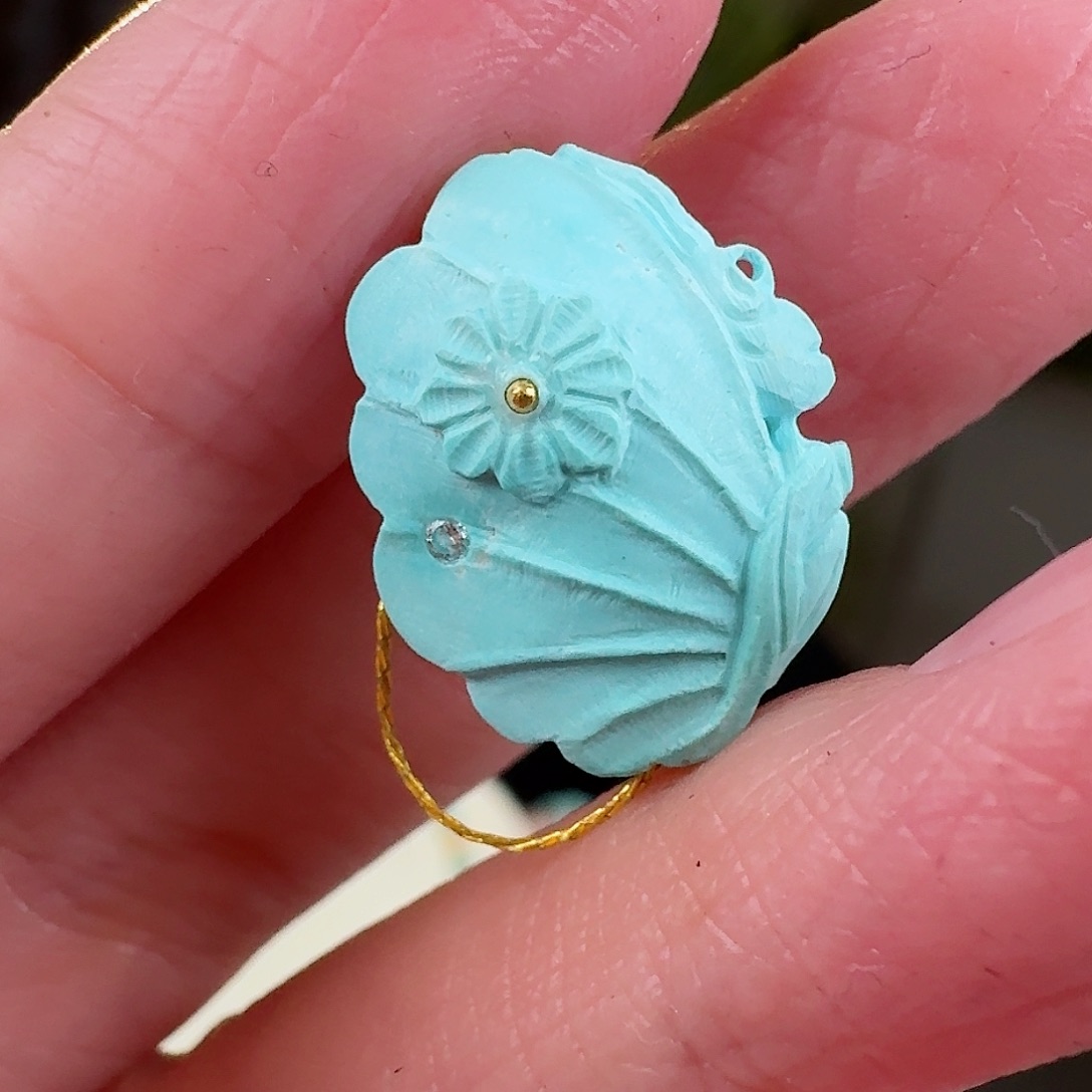 绿松石珠宝奇石未镶嵌