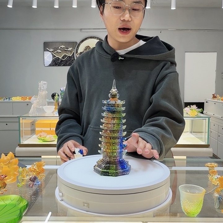 琉璃手工艺品咖啡的