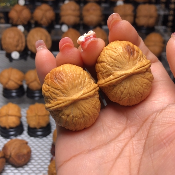 橄榄核吊坠18招财进宝