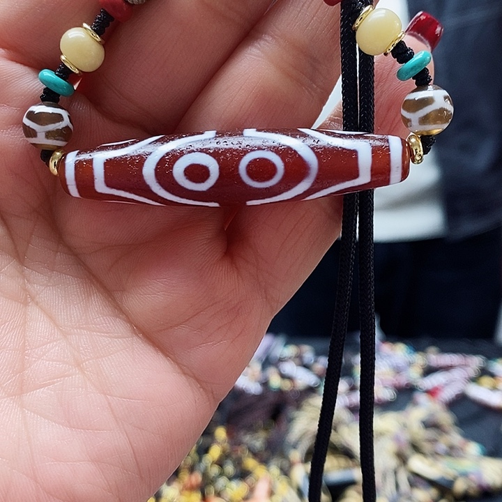 玛瑙/玉髓颈饰合金