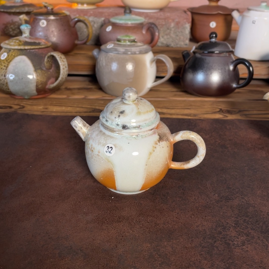 中白壶32柴烧景德镇