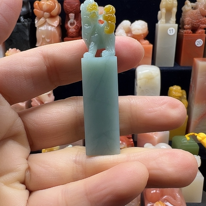 寿山石印石寿山石手工雕刻