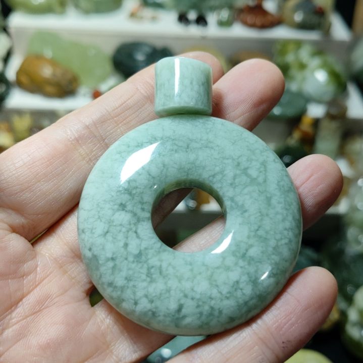 岫玉平安扣未镶嵌