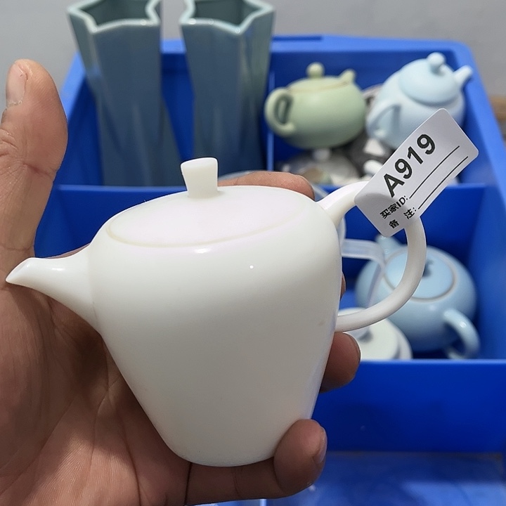 瓷片默认微瑕瓷器、茶具、壶、摆件，介意勿拍 