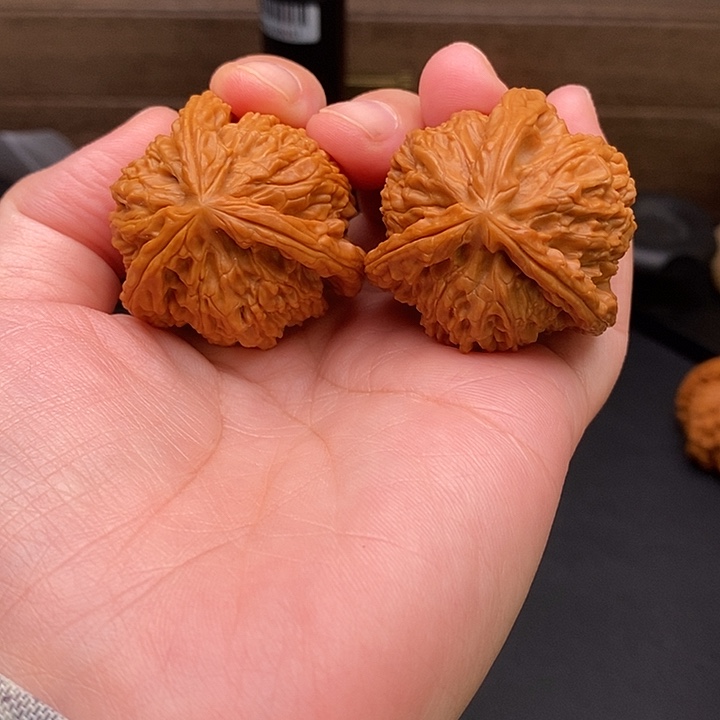 心***向把件文玩核桃白奔
