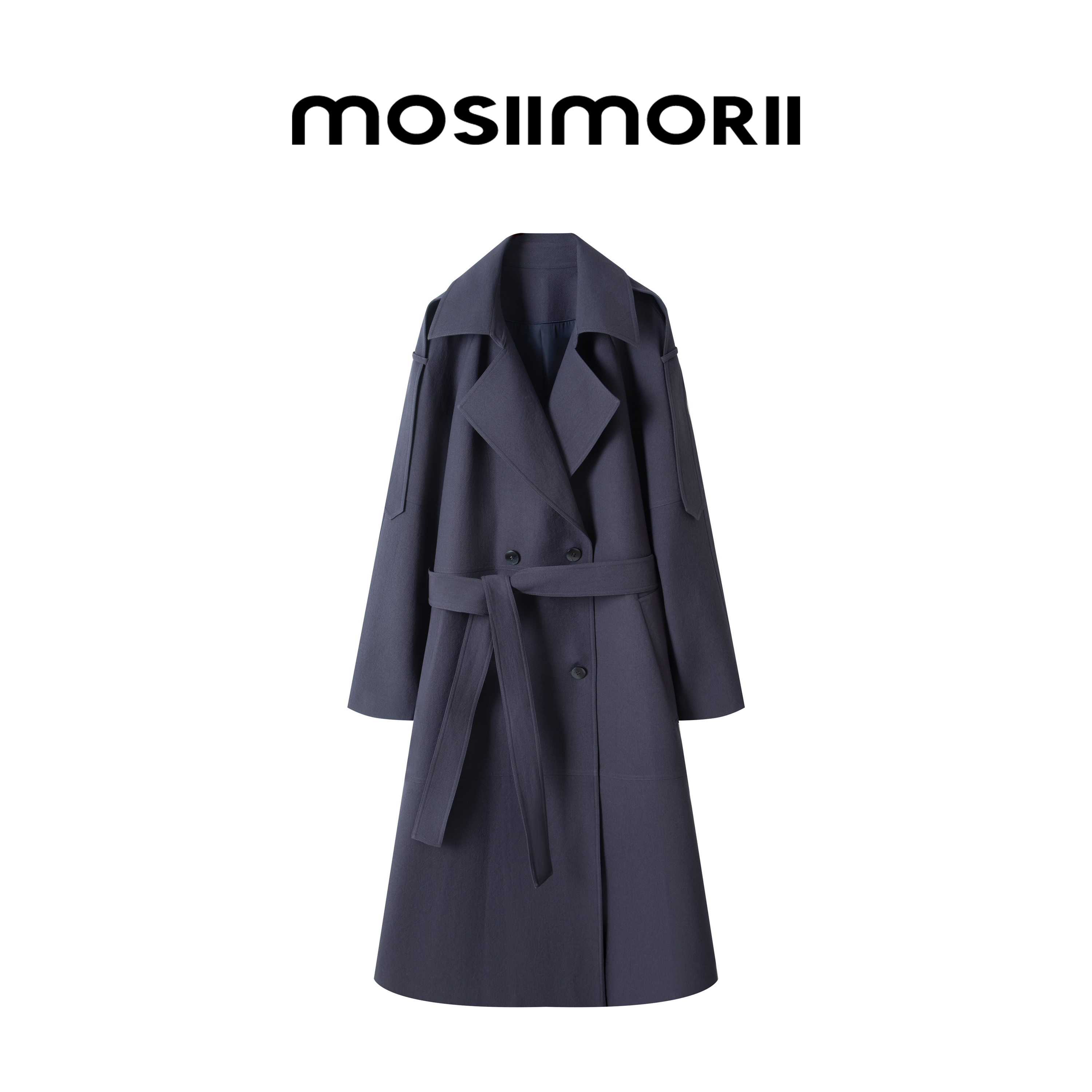 【冰岛苔原】简约长款轻奢气场洋气时髦高级感立领风衣意式复古风衣