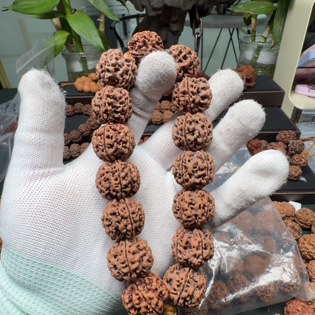 金刚菩提手串21水晶铁籽