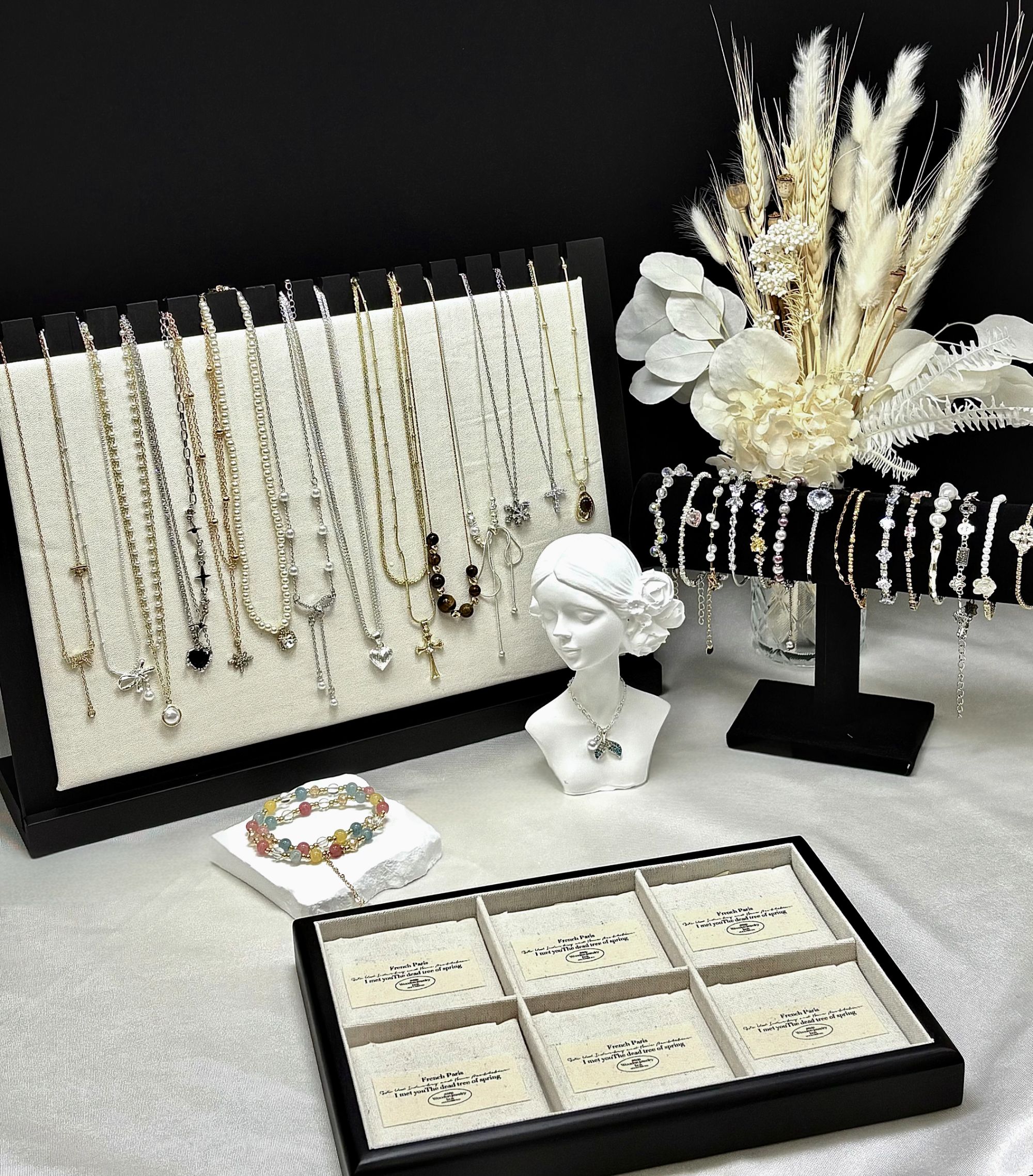 铜合金亚克力项链 福袋百搭项链日韩精致