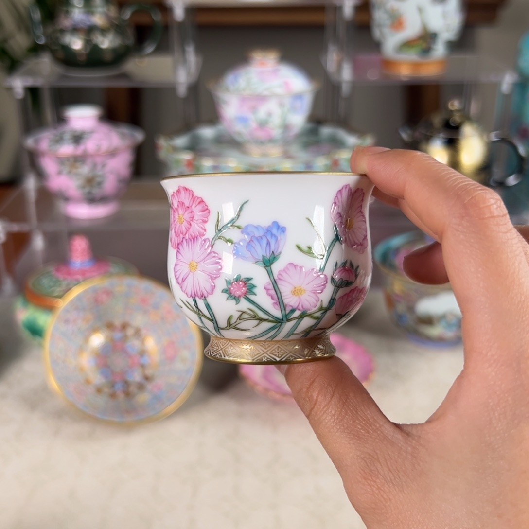 纯手工手绘 高端茶器