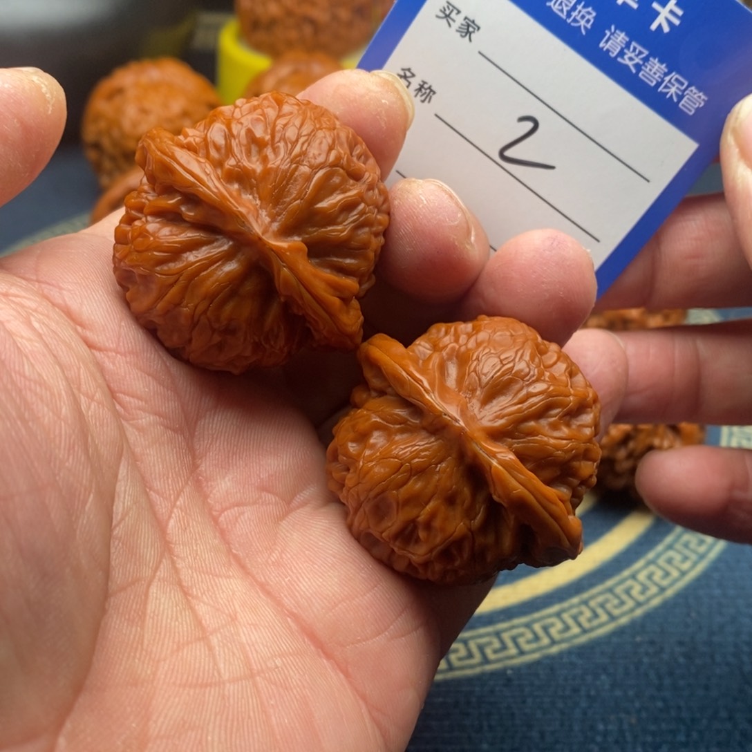 文玩核桃把件宫灯全42